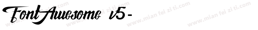 FontAwesome v5字体转换